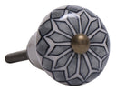 Ib Laursen knop diamand in grijs met bronskleurige pen