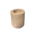 Beige metalen kandelaar voor XL-kaarsen