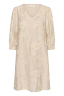 Cream jurk emilia