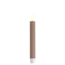 DeluxeHomeart LED dinerkaars 15 cm in de kleur rose met een wasachtige textuur en een natuurlijk ogend vlammetje.