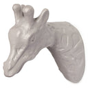 Grijze metalen wandhaak in de vorm van een giraffe van KidsDepot