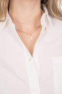 Zusss ketting schelp - zilver