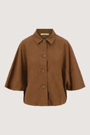 Zusss cape jack - hazelnoot