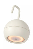 Lucide hanglamp outdoor uitgevoerd in wit aluminium met handig ophanghaakje