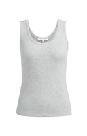 YAYA singlet rib - medium grey