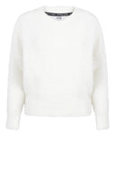 Zoso trui kim in off white met ronde hals en lange mouwen