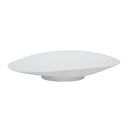 Witte schaal van Urban Nature Culture gemaakt van ecomix met een ronde vorm en een diameter van 32 cm.