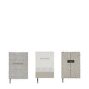 Bastion Collections notitieboek in A5 formaat met zwarte, titaankleurige en witte accenten.