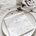 Bastion Collections servetten lovely - zwart