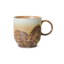HKliving mok cafe shell in keramiek met een matte afwerking