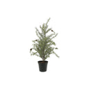 Kunstkerstboom Tromso van 60 cm hoog in donkerbruin en groen