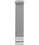 OOZOO smartwatch losse band in zilverkleurig metaal