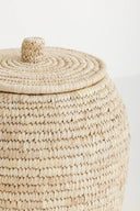 Mand met deksel m - naturel