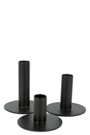 MrsBloom kaarsenstandaard xs - zwart
