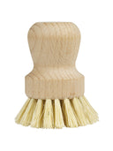 Houten afwasborstel met naturelkleurige borstelharen