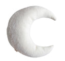 KidsDepot kussen maan in witte teddy stof