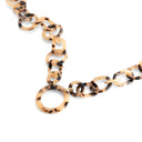Looplabb leesbril ketting in de kleur light turtle