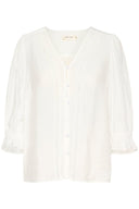 Cream blouse - wit