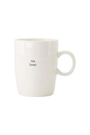 Zusss theemok tea lover van wit aardewerk met gouden tekst