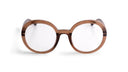 Looplabb leesbril Jane in de kleur Hazel met een rond montuur en soft touch afwerking