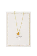 Zusss ketting met hartjeshanger in goudkleur