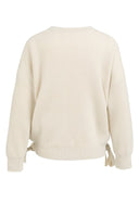 YAYA trui strikdetail - kit beige