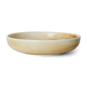 HKliving schaal chef ceramics l in creme en bruin