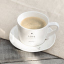 Bastion Collections bordje just love - zwart