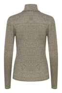 Cream shirt col - zwart/zand