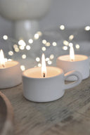 Delight Department kaarsje keramiek - wit