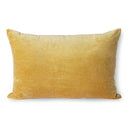 HKliving kussen 40x60 in de kleur oker/goud gemaakt van velvet stof