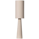 WOOOD vloerlamp Loft M in naturel kleur met een textiele bekleding