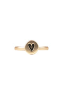Zusss ring initialen - goud