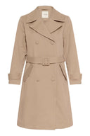Cream trenchcoat