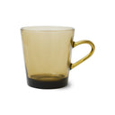 HKliving mok van glas in de kleur mud brown