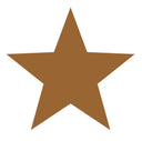 Decoratieve ster van Label-R in hazelbruine uitvoering