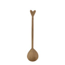 Houten lepel van Bastion Collections met een hartje aan het einde van de steel.