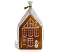 Rustik Lys kaars huisje m - siena in de vorm van een huisje met een siena kleur