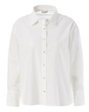 JcSophie blouse carole in off white, voorzien van kraag en knoopsluiting.