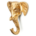 Decoratieve KidsDepot wandhaak in de vorm van een olifant, uitgevoerd in een gouden kleur.