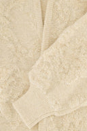 Zusss vest met lurex - creme