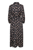 Kaffe jurk tessa - zwart/rose