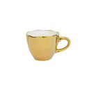 Gouden porseleinen espresso mok uit de Urban Nature Culture Good Morning serie