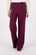 Zusss broek met naad - aubergine