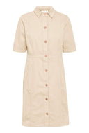 Cream jurk - oatmeal