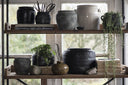Ib Laursen bloempot ocean m - zwart