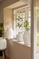 vtwonen vaas terracotta - wit