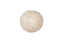 MrsBloom papieren lamp in maat M met een naturel kleur en gouden details.