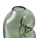 HKliving vaas glas - olijfgroen