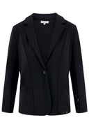 Zwarte blazer van het merk Zusss in travelstof